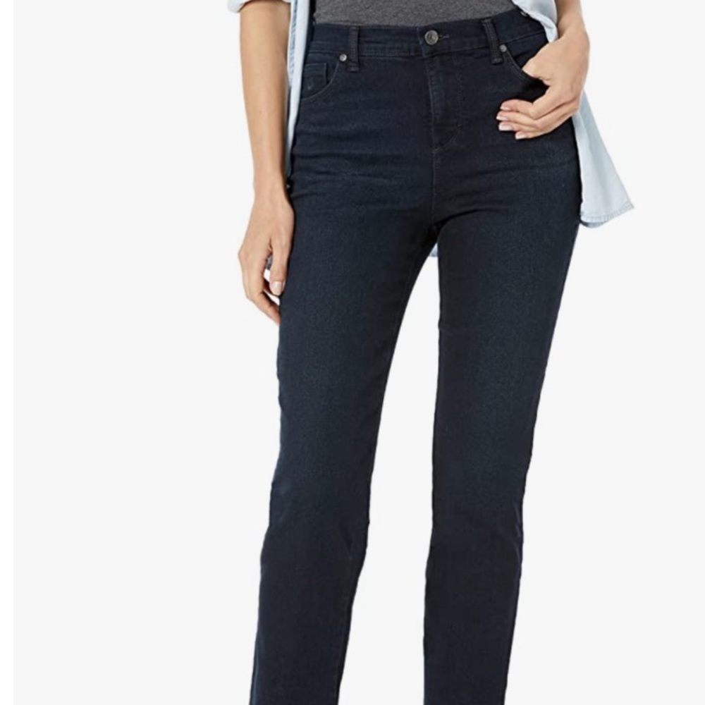 Gloria Vanderbilt Women's Amanda Classic Rise Tapered Leg Heritage Fit Jean Sz 8